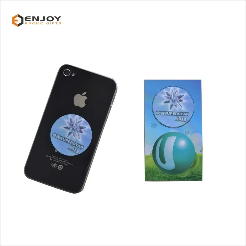 Customized Shape Full Color Printed Mobilephone Screen Sticky Cleaner