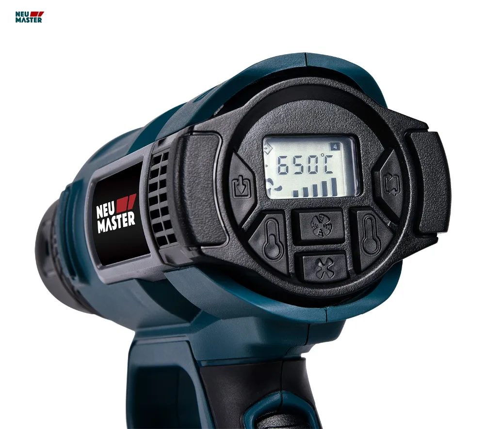
Neu Master 1500- 2000W LCD Digital Display Heat Gun Power Tool Kit Hot Air Gun Pre-Set N2372 