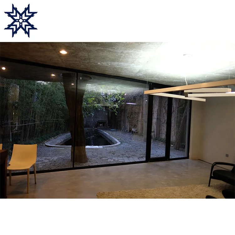 Home high quality PU frame fixed glass windows