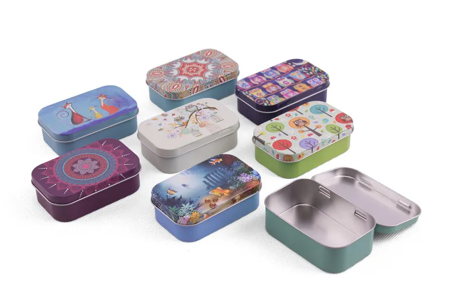 
Hotsale custom printed soap metal packing gift tin box 