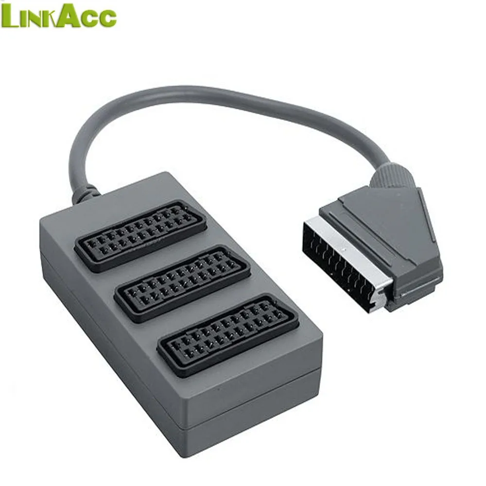 ACCSCTH001 SCART splitter to 3 port hub cable