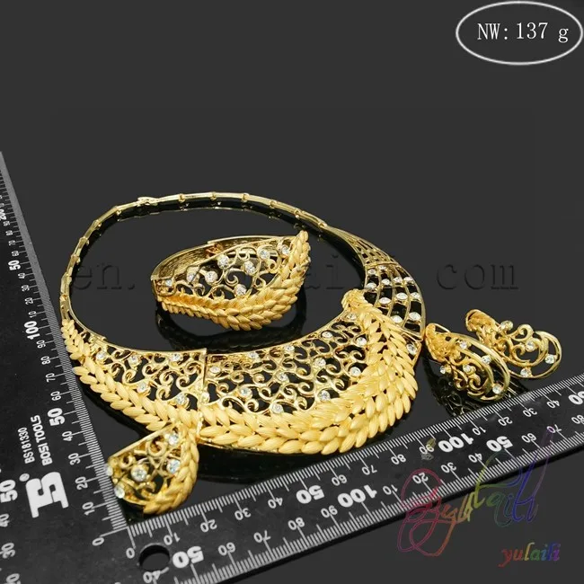 Hot sale indonesian 18k gold women jewelry set products in 2016