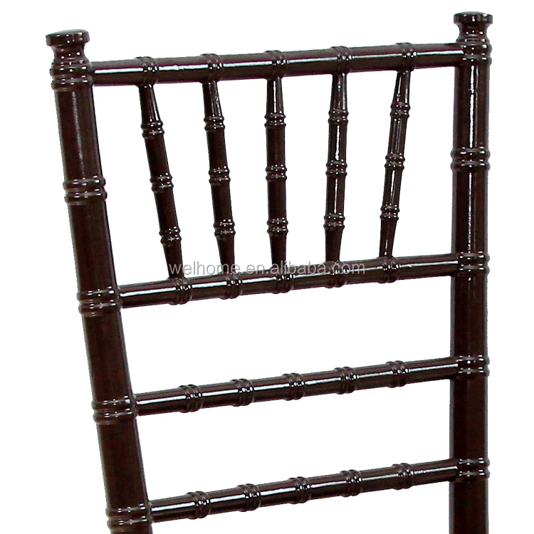 fruitwood mahogany chiavari tiffany chair for wedding banquet