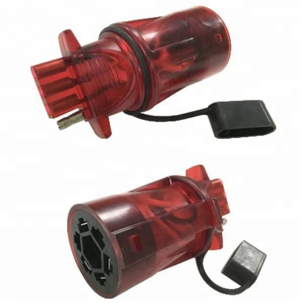 OEM factory well Sell 4 way trailer connector to 4way flat trailer adapter for vehicles with lamp out sensors