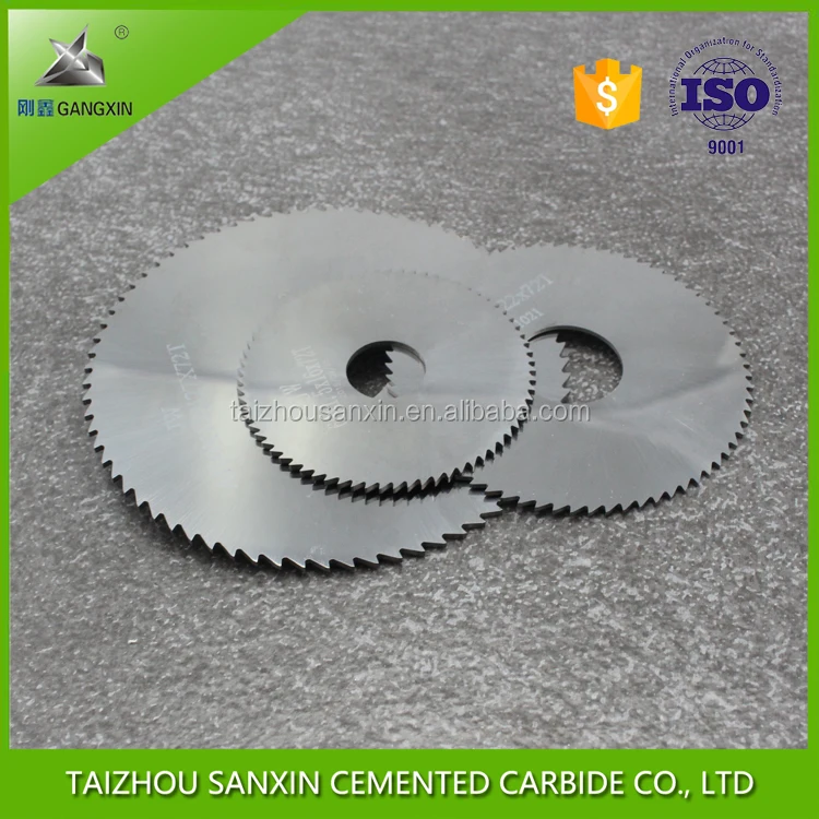 various size of solid micro tungsten carbide saw blade milling cutter using for milling machinery tools sanxin