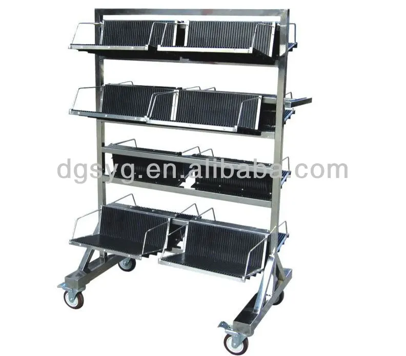 ESD PCB Magazine Storage Trolley