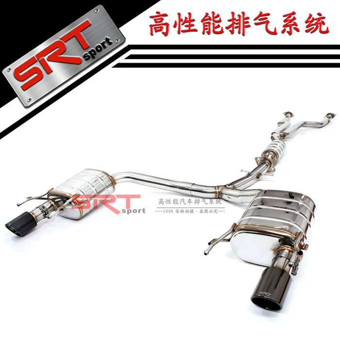 Exhaust Pipe for Toyota REIZ titanium exhaust catback with quad double tip