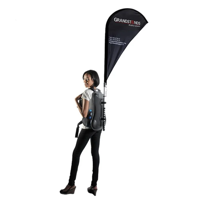 Custom High Quality Backpack Flag Banner For Advertising Trade Show