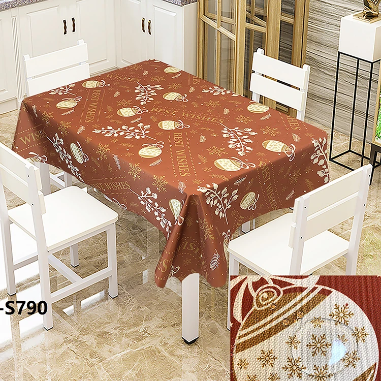 Wholesale Christmas Printed Fabric TableCloth,European Seasonal Christmas design Table runners