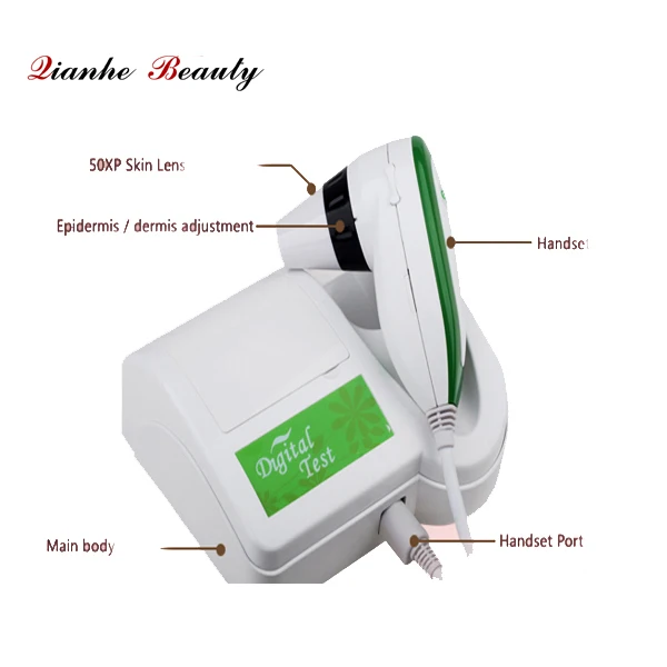 Health center portable 5.0MP high resolution iriscope iridology recognition camera