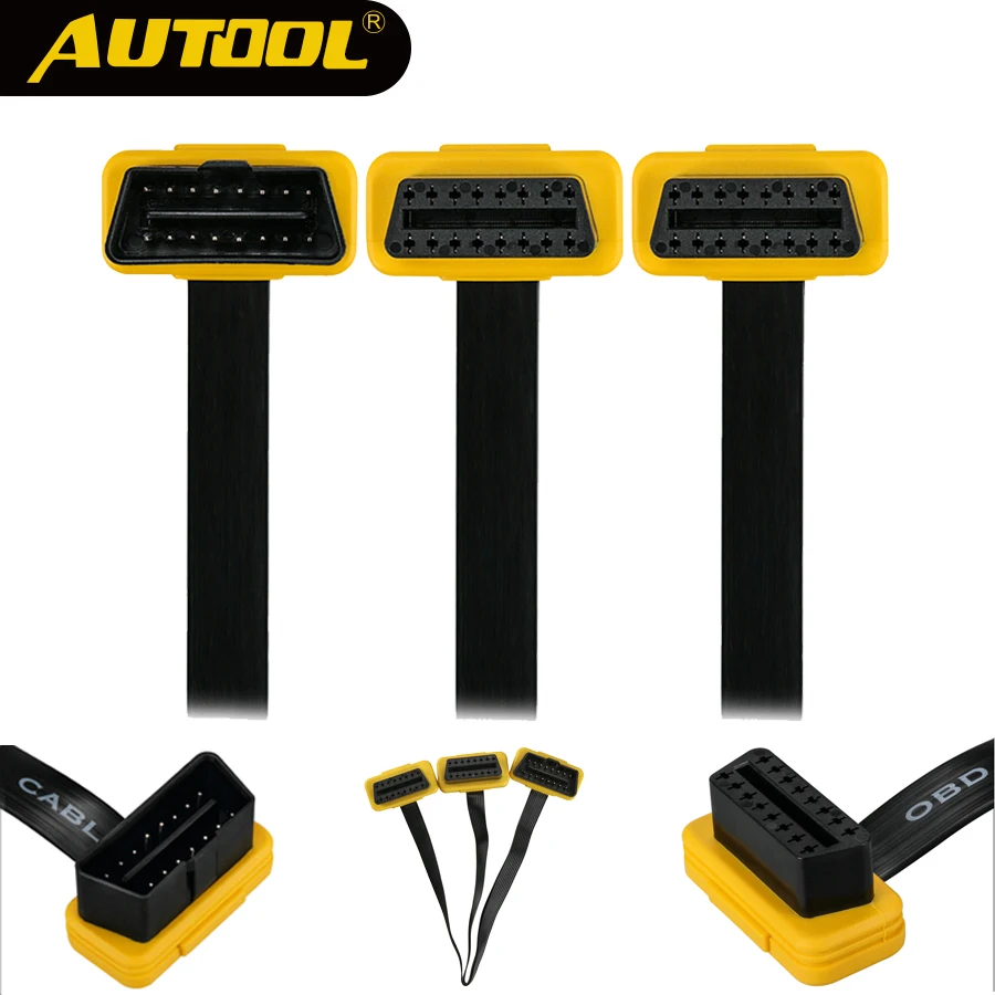 AUTOOL автомобиля OBD2 разделение кабель Авто OBD 2 Splitter Разъем OBDII расширение мужчин и женщин