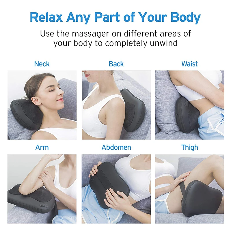 
China Portable Best Massage Pillow Cheap Massager Shiatsu Massage Pillow Wholesale 