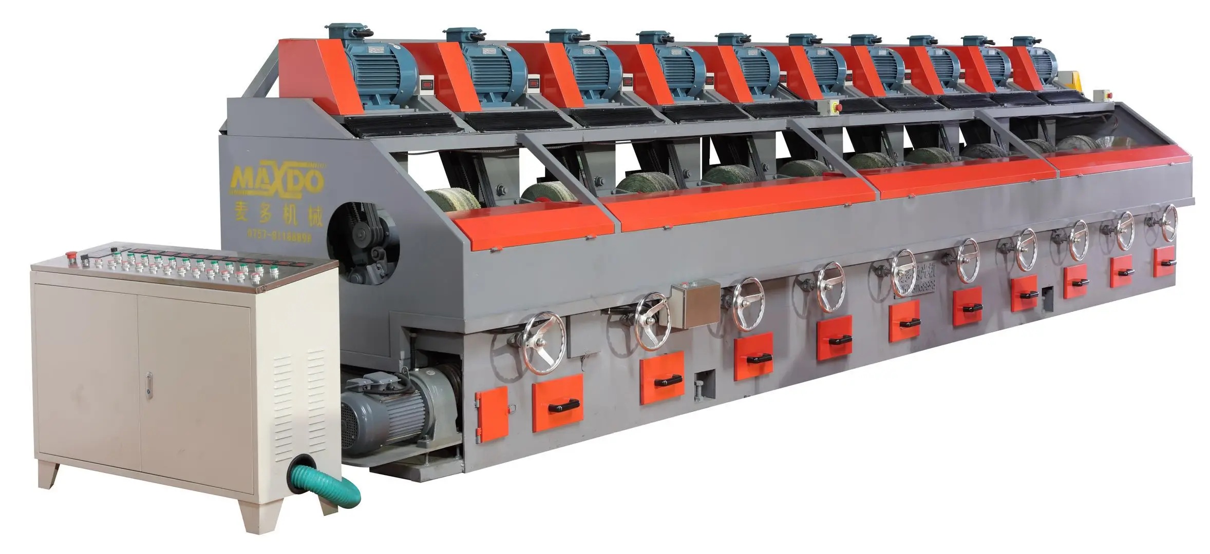 
New 8 Heads Stainless Steel Tube Polishing Machine 