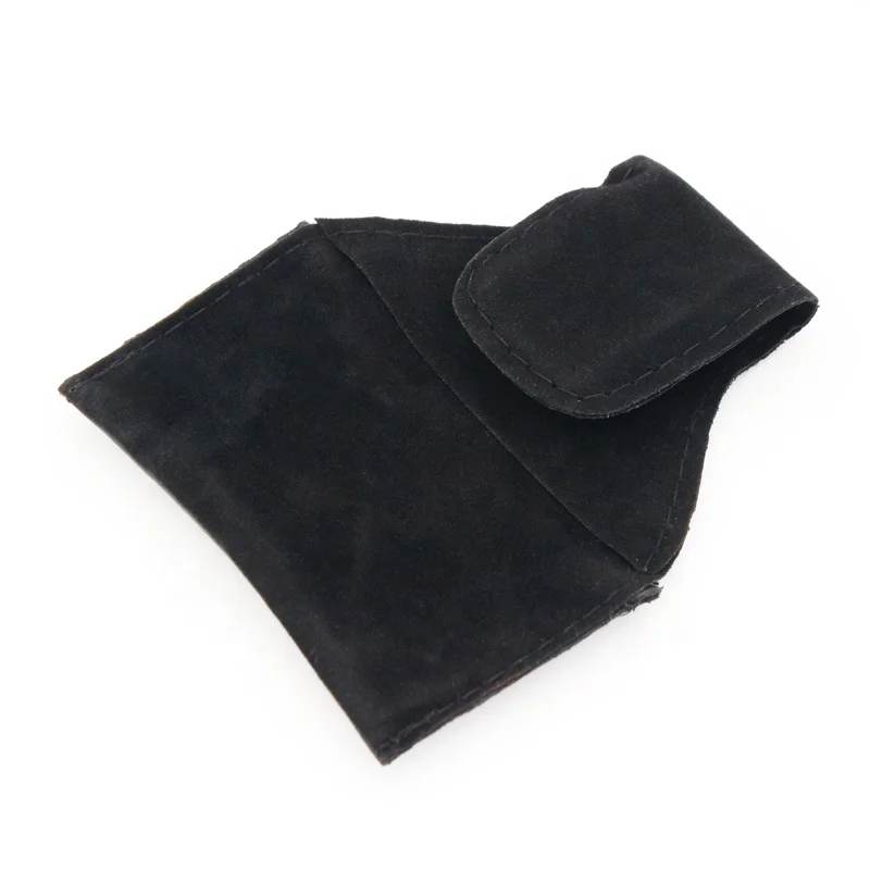 Leather PU Snooker Billiard Chalk Holder Pouch Bag Chalks Pocket