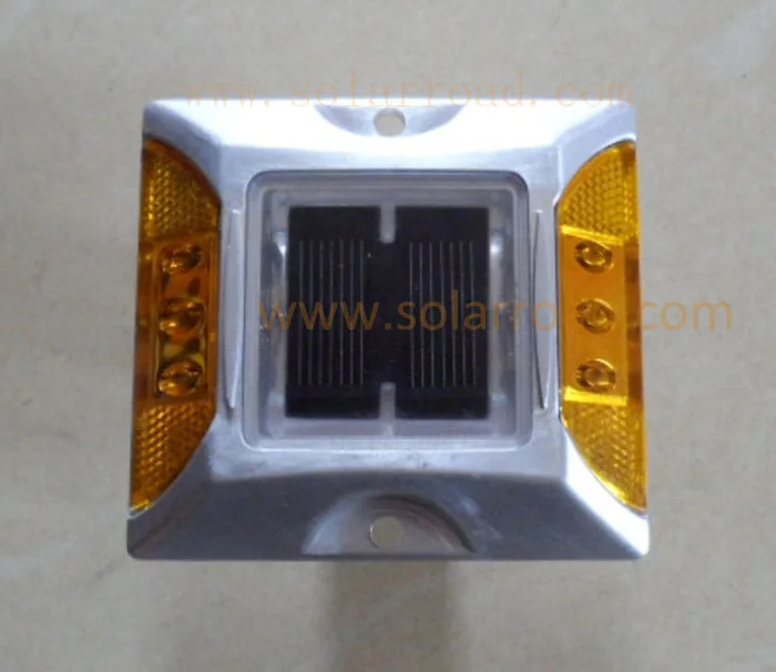 
Reflective Road Marker with Stem Solar Aluminum Cat Eyes Road Stud 