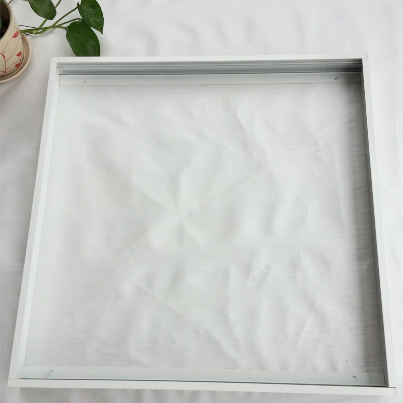 Панель со светодиодной рамкой для поверхностного монтажа, комплект для потолочной панели 600x600, белый корпус