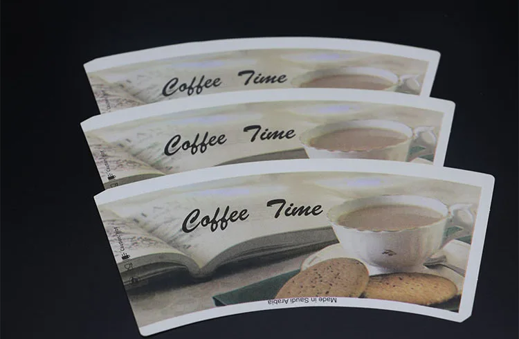 
8oz PE coated paper raw materials for paper cups fan 