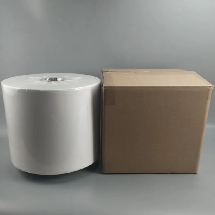 31x34.5cm Woodpulp PP Heavy Duty Industrial Cleaning Wipes Paper Towel Rolls