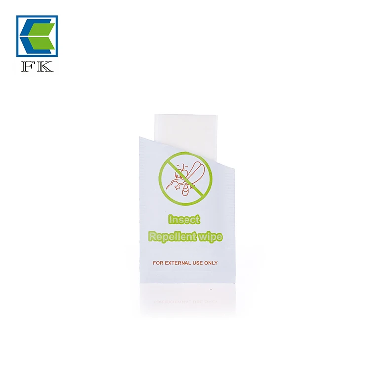 
customized wet anti-mosquito wipes 