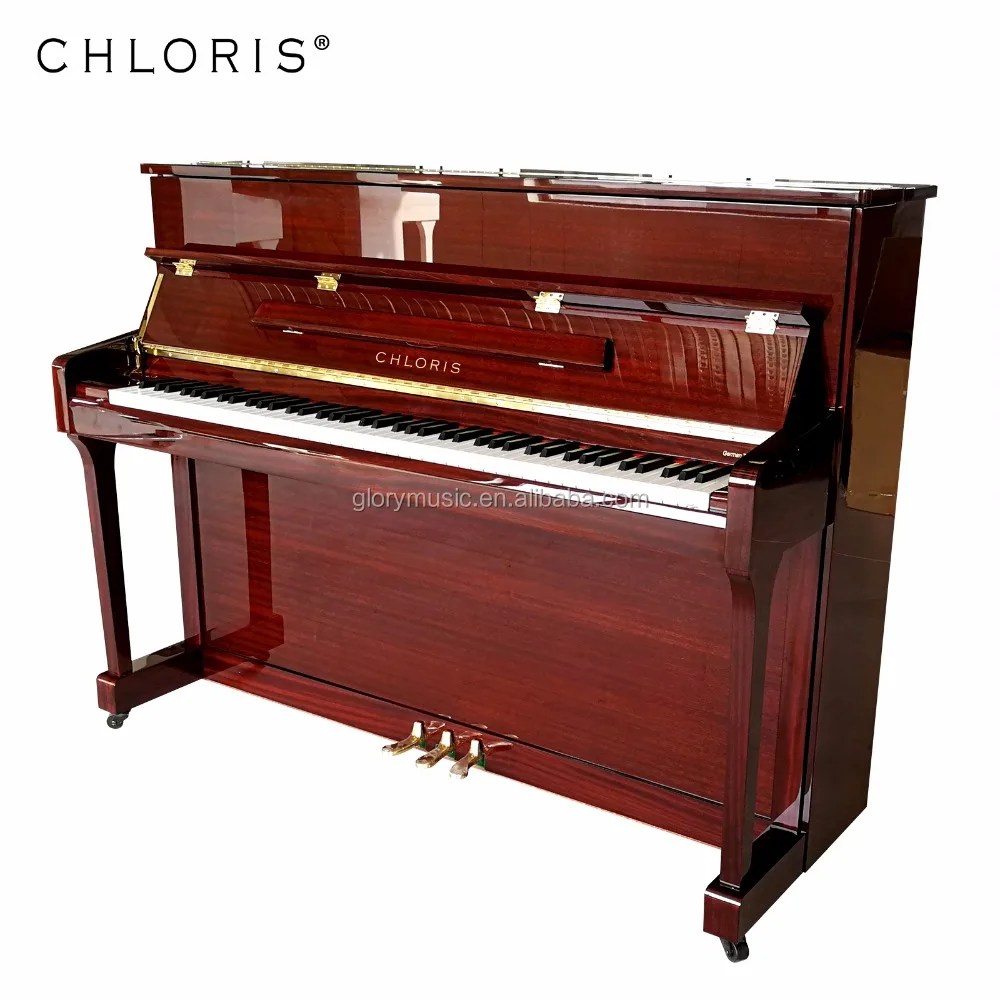 Chloris Mahogany Polish Mini Wooden Upright Piano for Sale 110