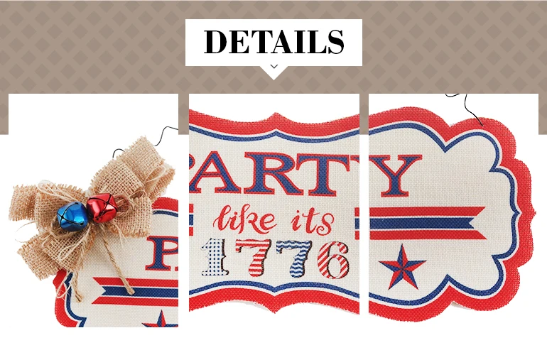 
felt souvenir gift wall sign decor popular china imported home decoration of july 4th 