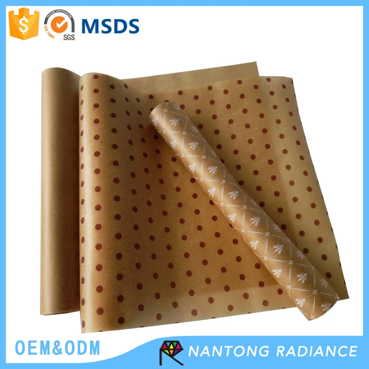 25 см * 3 м рулон силиконовой бумаги для упаковки продуктов