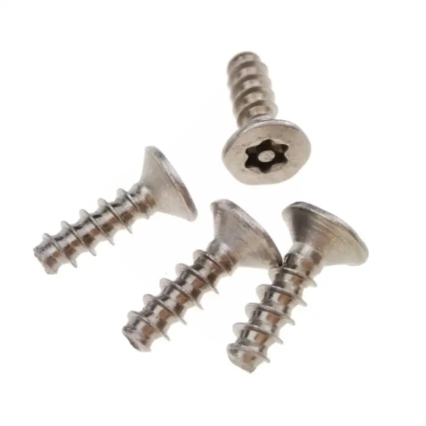 
3.2 mm Flat Stainless Steel Security PT Screws with Pin Torx Head 