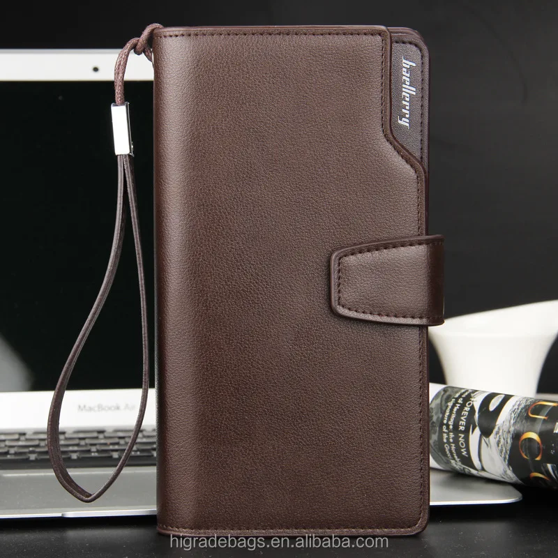 China fashion fine human pu leather mens wallet
