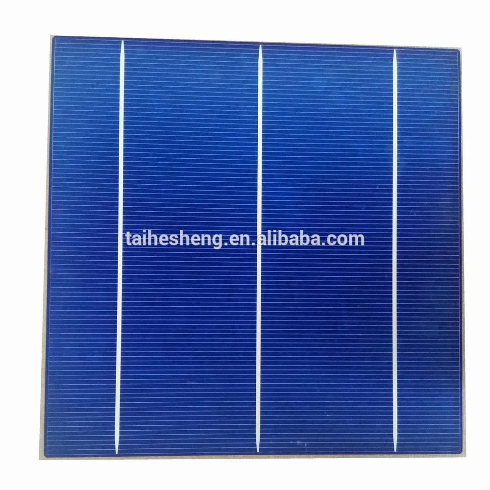 
poly crystal silicon 156.75*156.75mm 3BB 4.42W 18% solar cell with best performance 