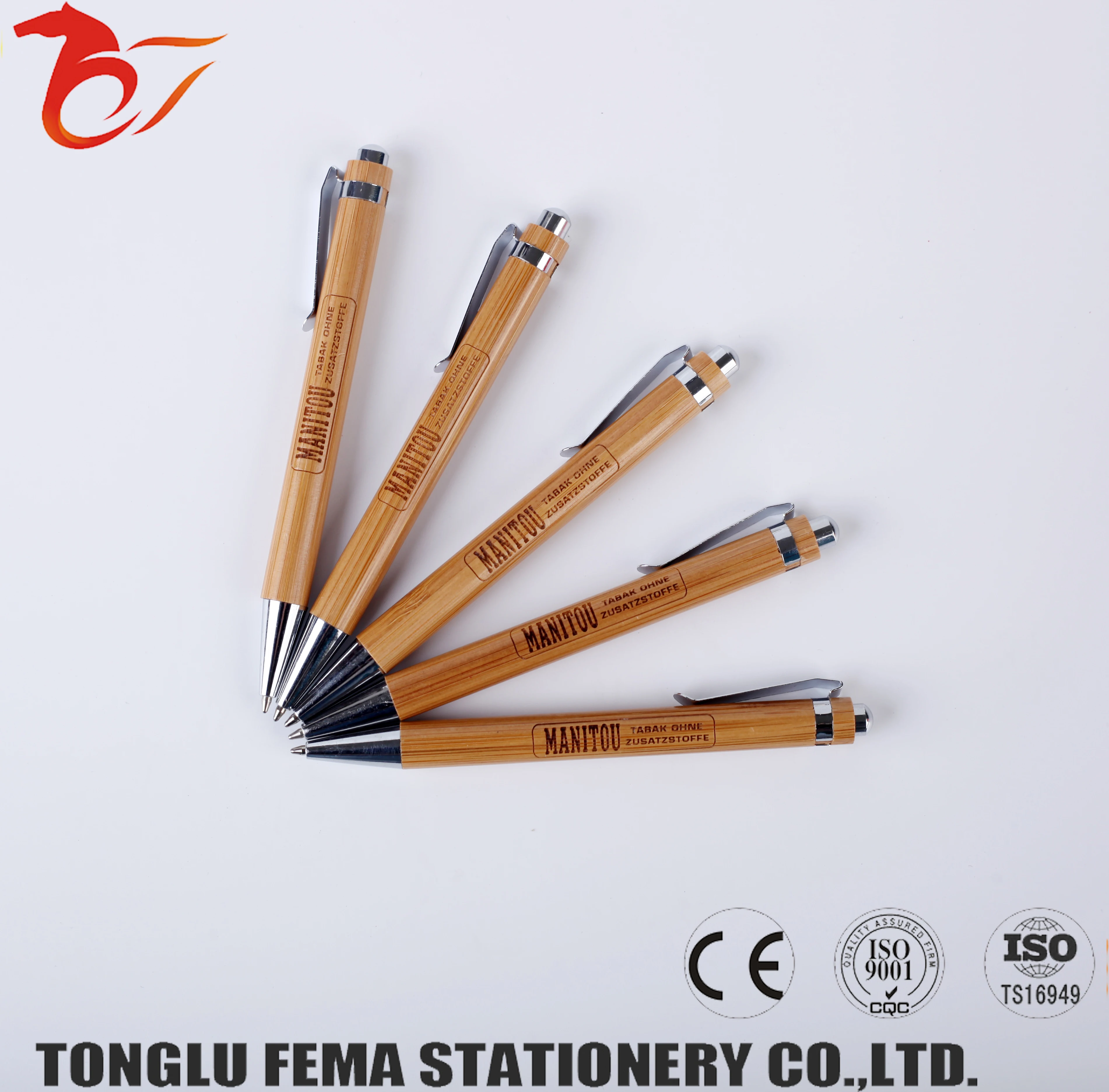 
Fema recycled bambo pen with custom logo ballpoint pen 