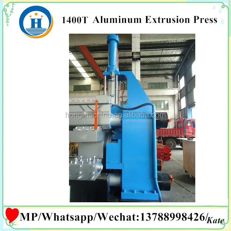 1400 т алюминия гидравлический пресс экструзии для промышленного профили
