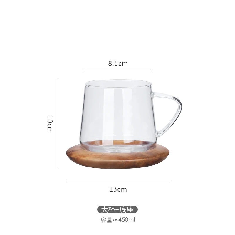 Подарочная рекламная чашка для чая из боросиликатного стекла Amazon