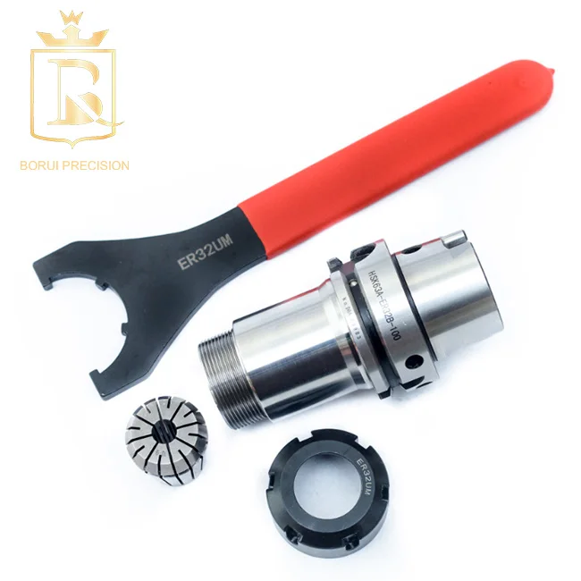 G2.5 30000RPM 20CrMnti High speed  HSK  63A  ER 32  collet chuck holder