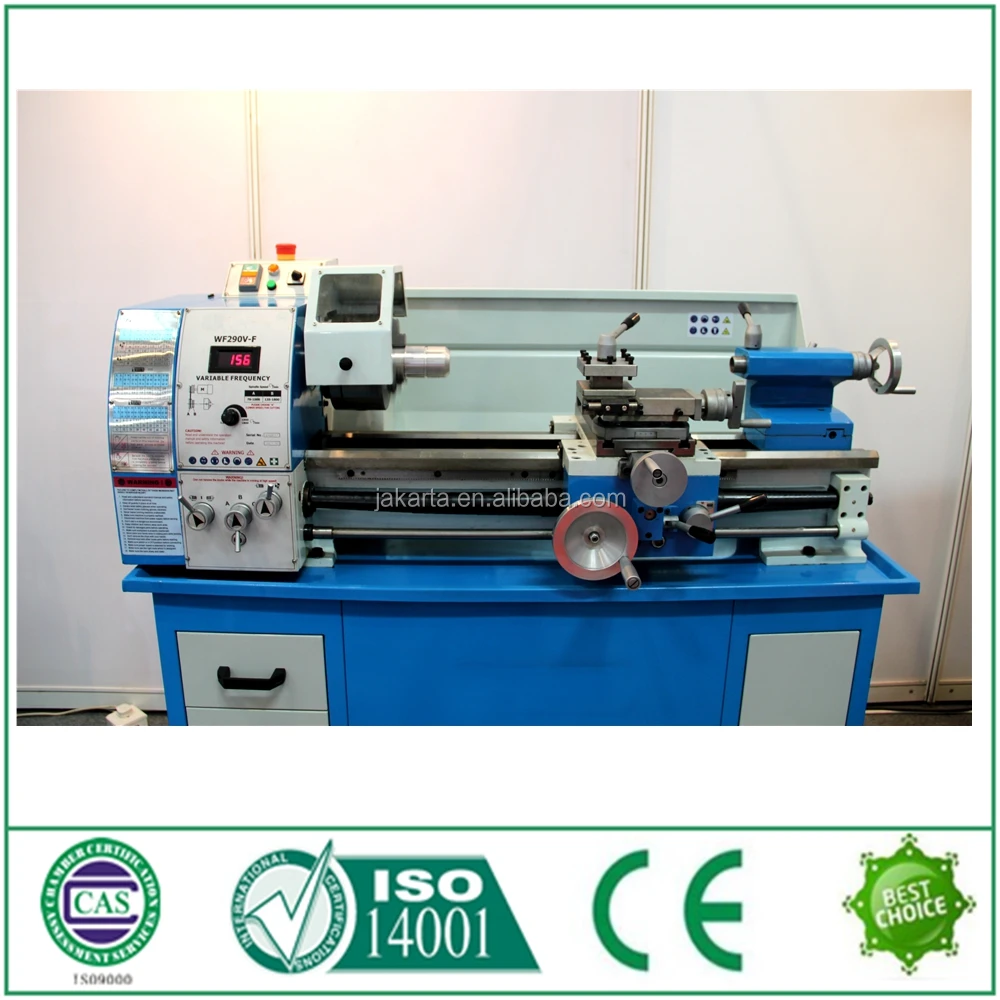 Мощность двигателя 1.3KW мини скамейка токарный станок 290VF для продажи