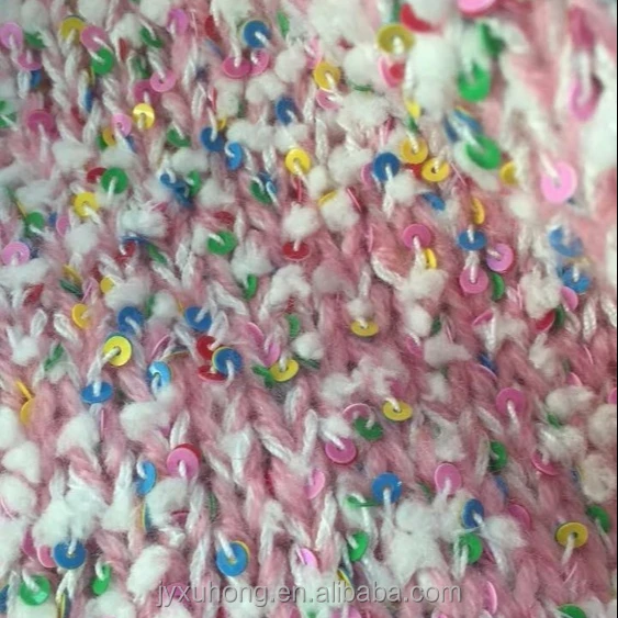 wholesale hottest 5 colored sequin yarn