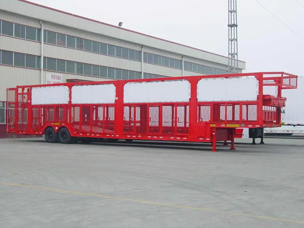 6-12 Units Cdv, MPV, SUV,  Hydraulic Van Double Deck CAR  Carrier Semi Trailer