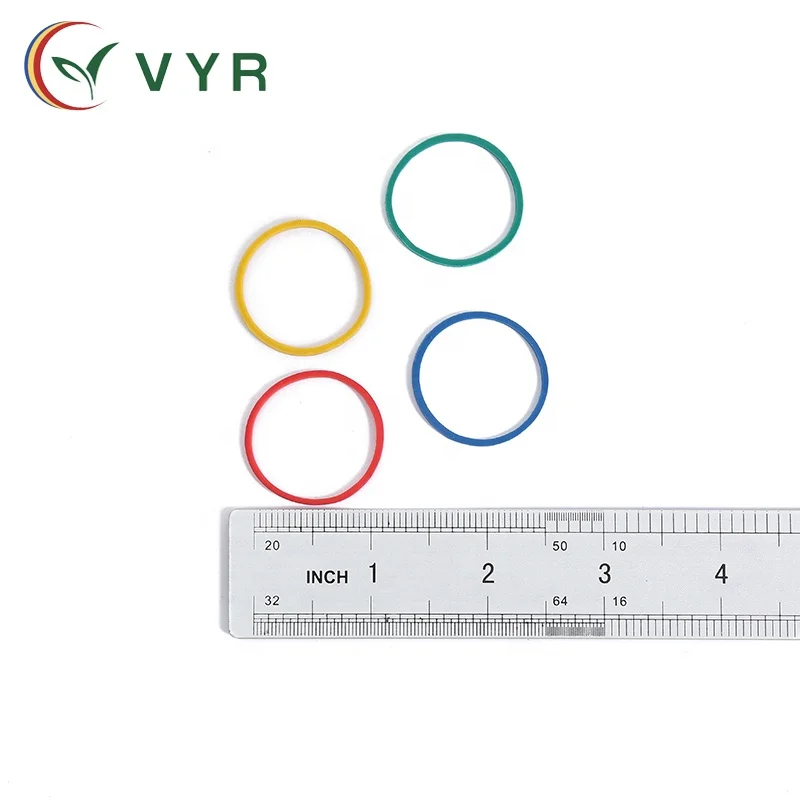 Высококачественная прочная разноцветная эластичная резиновая лента для денег и любых целей, цветные мини-резинки