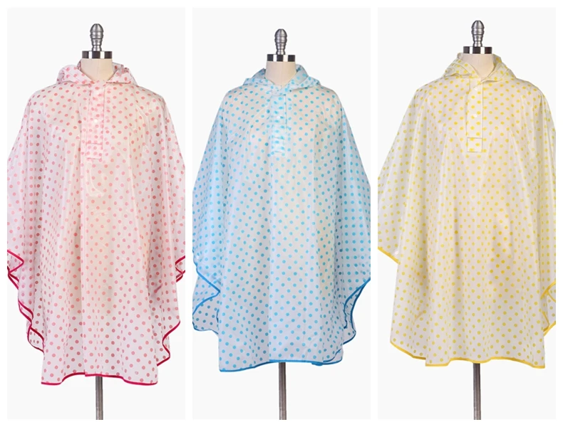 New arrival cute Adult Children rain Coat poncho rain cape for women for hiking and picnic