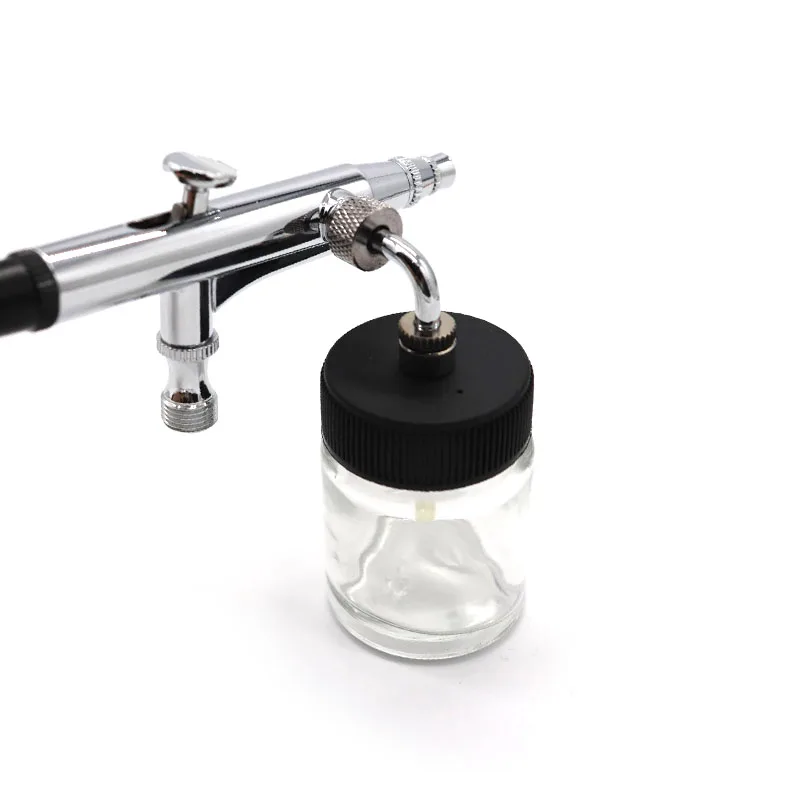 Dual action suction  & Gravity feed type multi-purpose airbrush with big capacity cup AB-134S