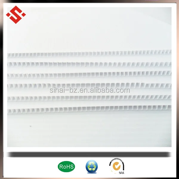 
3mm 5mm printing polypropylene pp plastic core flu core flute 