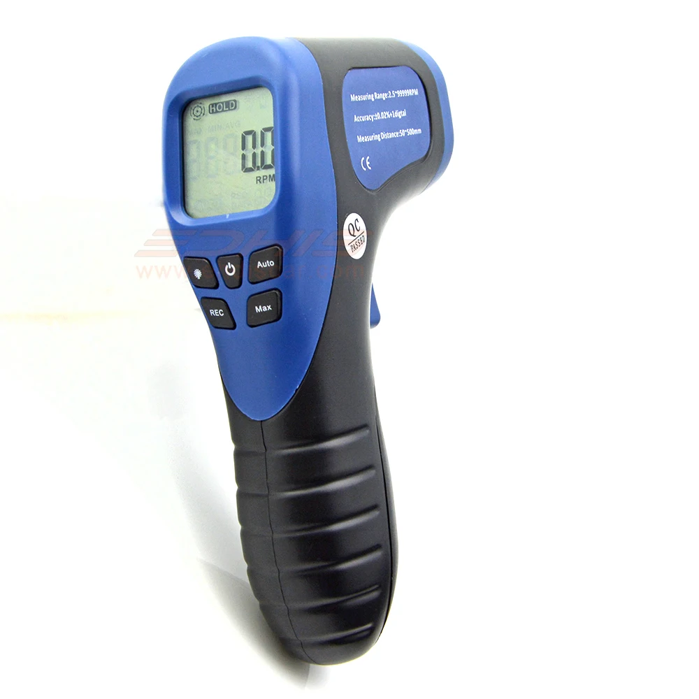 Цифровой Лазерный Фотография Тахометр Пистолет бесконтактный RPM TACH Тестер Измеритель Скорости