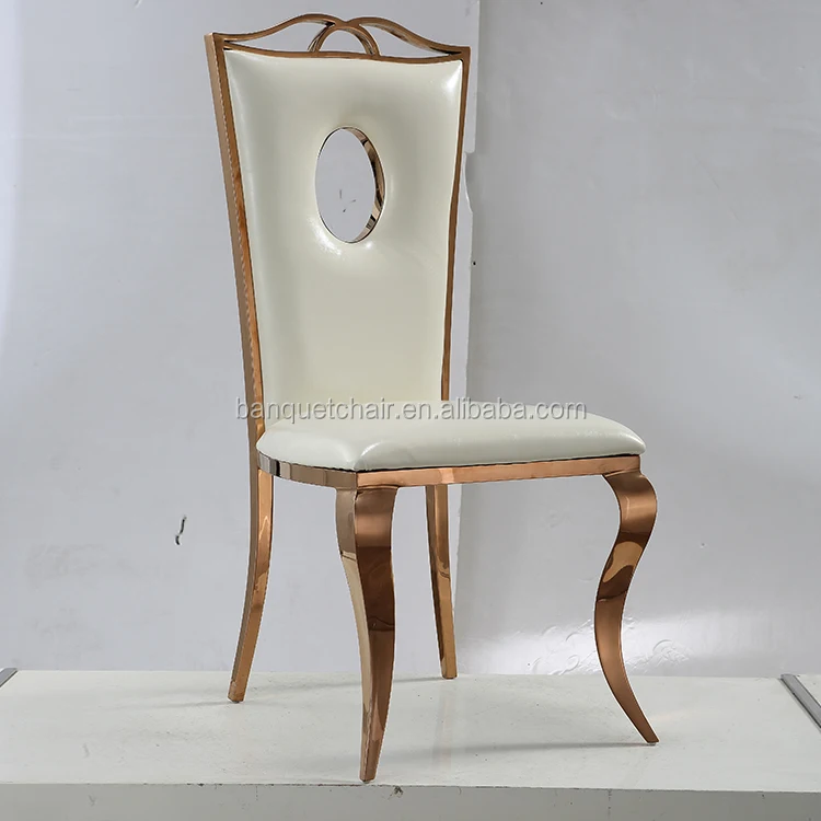 
glodern stainless steel banquet chair hotel chairs dining chairs cream for indoor used 