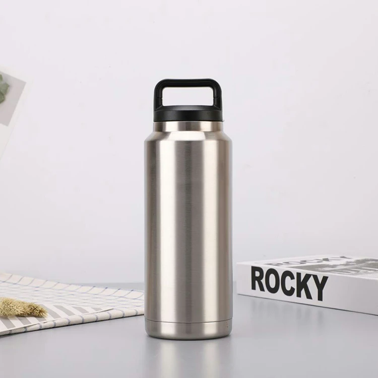 Двойными стенками изоляцией нержавеющая сталь термос путешествия вакуум колбы лабораторные чашки бутылка для воды с винт крышкой