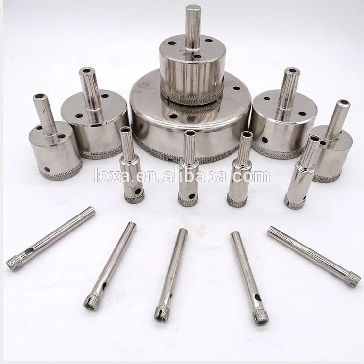 Glass Cutting Tools Electroplated Diamond Drill Bit For Tile Marble Glass Granite Holesaw