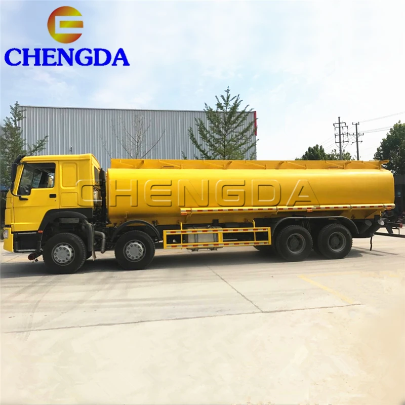Sino howo 8x4 40000 liters fuel tank truck trailer for sale
