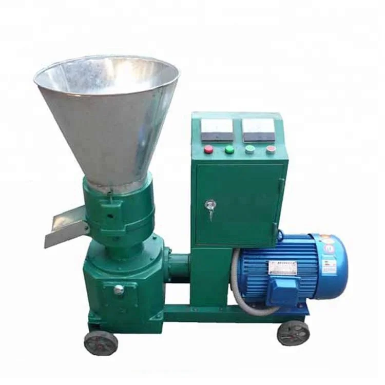 PM-200E rabbit cattle poultry wood animal feed pellet machine small wood pellet mill