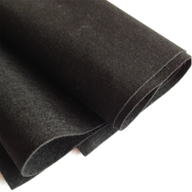 Under collar felt fabric Garment accessories multi-color suit collar bottom collar felt nonwoven