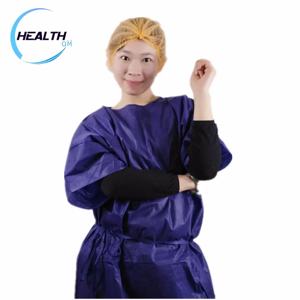 Disposable medical nurse pajamas scrub suit patient gown custom cotton hospital clothing non