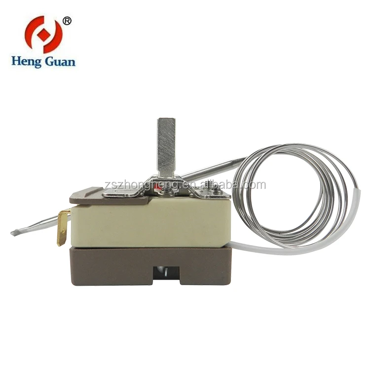 CE capillary thermostats 50C to 190C thermostat switch with stainless steal