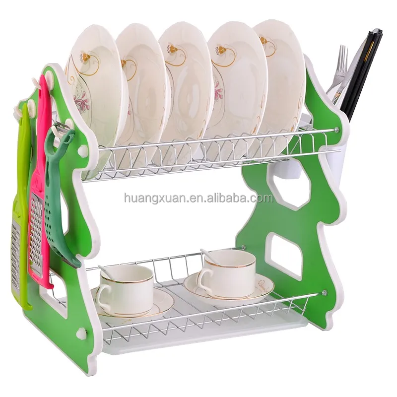 
multifunctional stainless steel kitchen plate rack over the sink WL241 